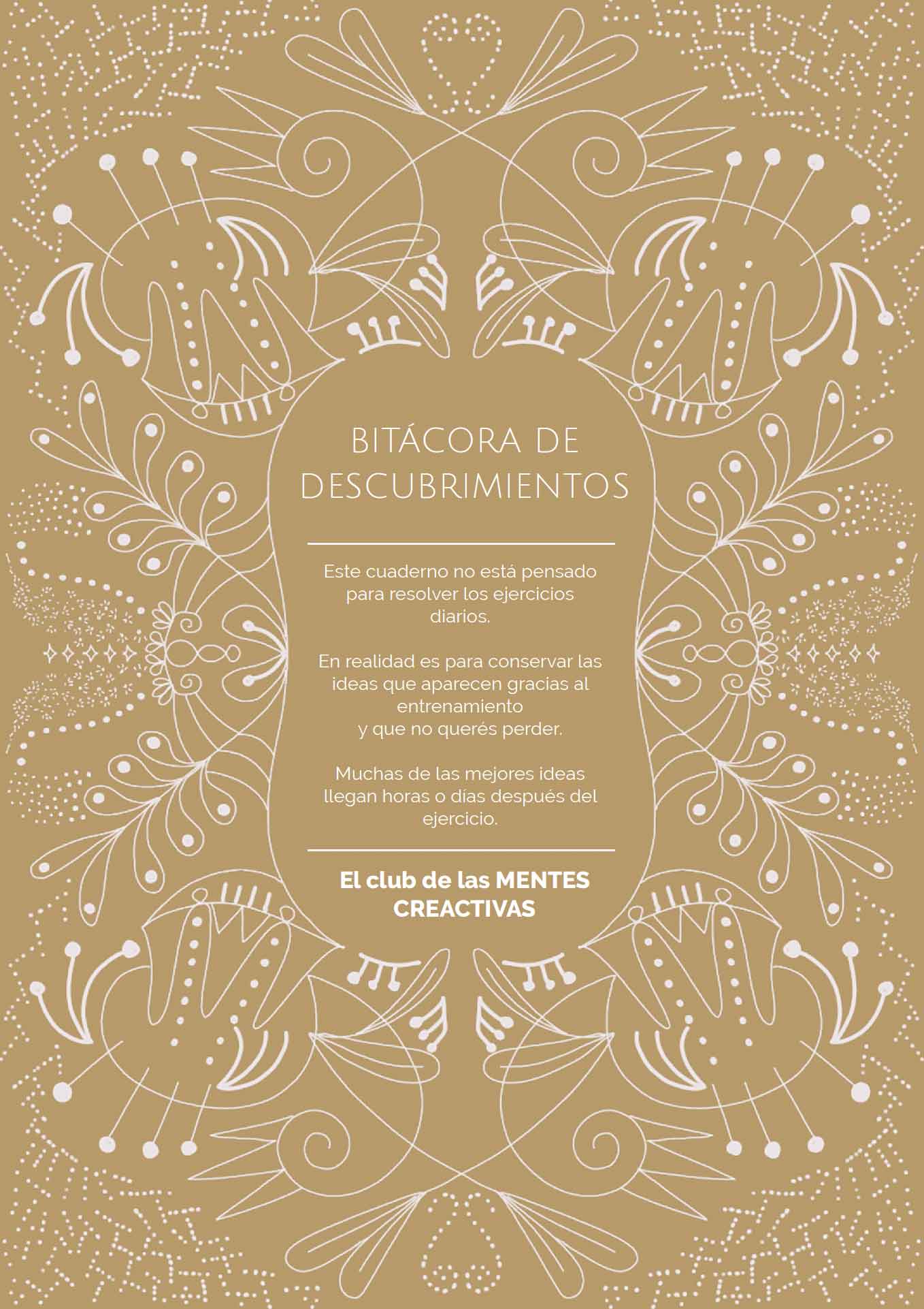 Bitácora de Descubrimientos · Starter Kit del Club de las Mentes Creactivas