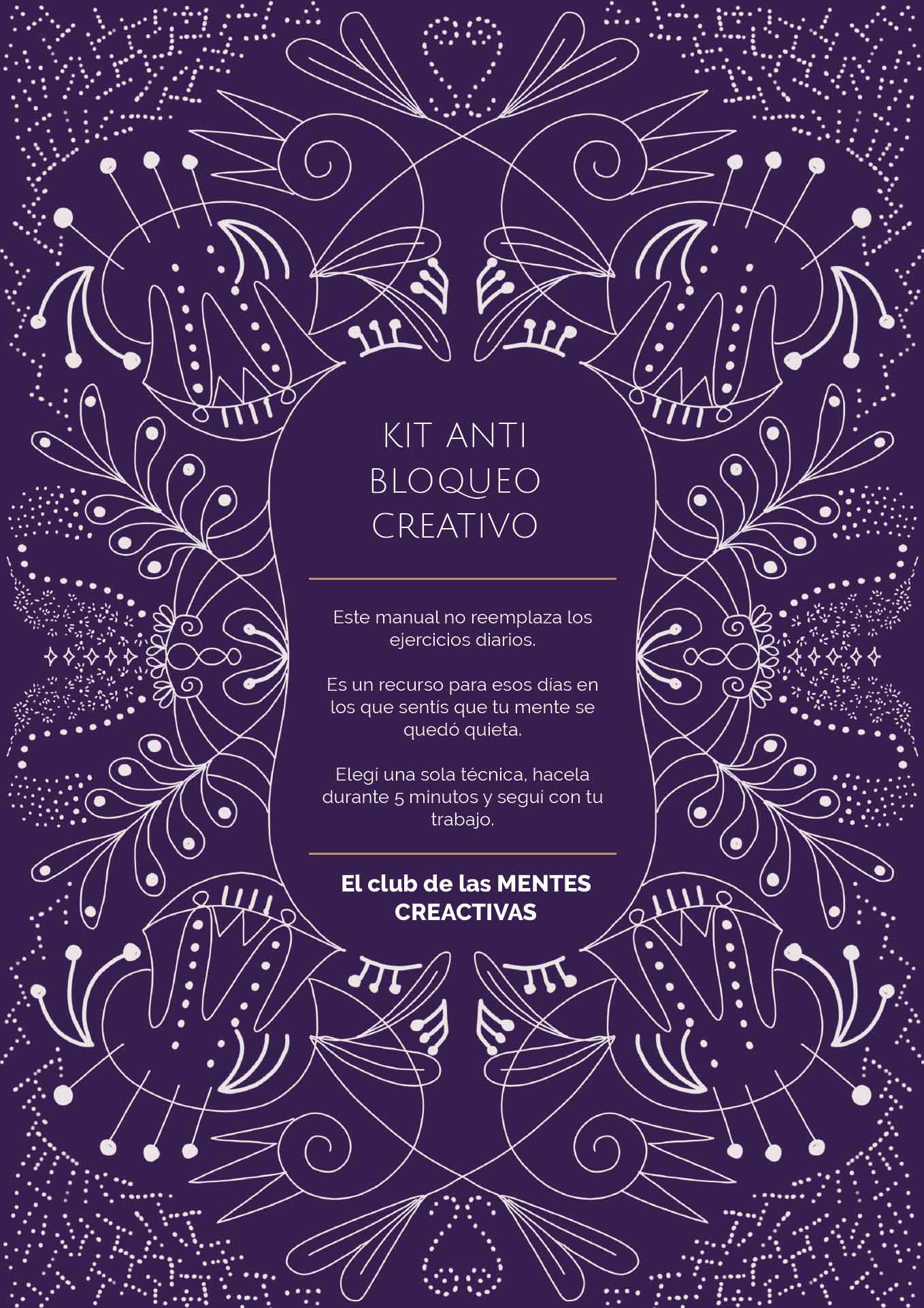 Kit Antibloqueo Creativo · Starter Kit del Club de las Mentes Creactivas